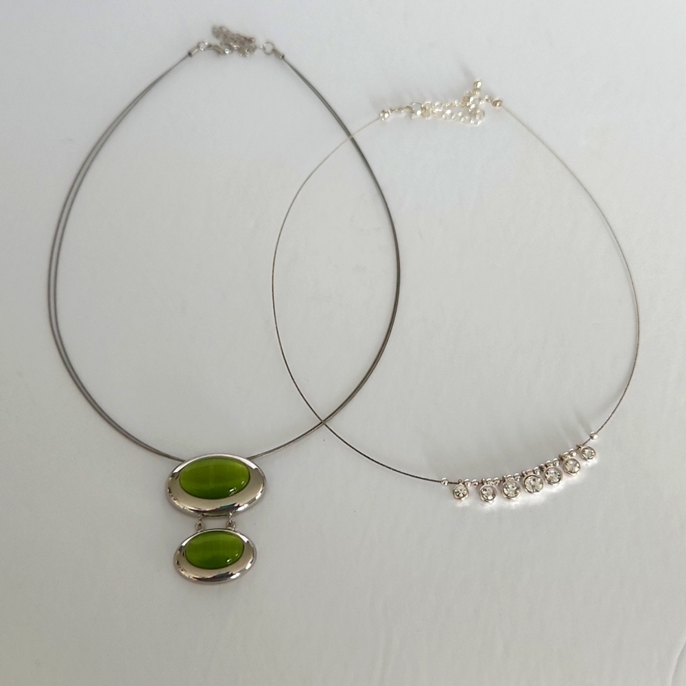 Ladies choker necklaces Set of two